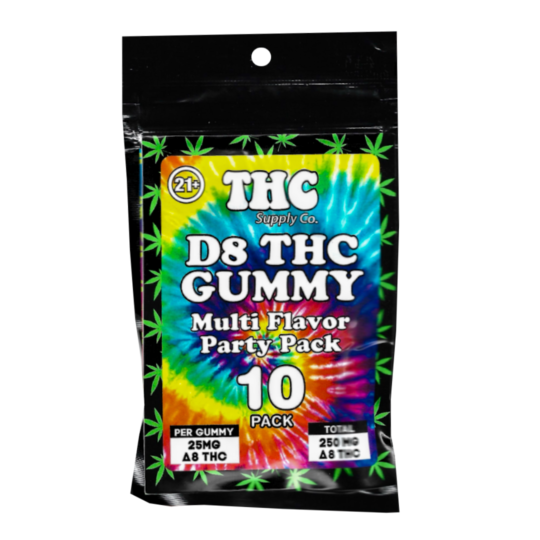 *THCSC Gummy D8 250mg 10pk / Mixed Share Pack